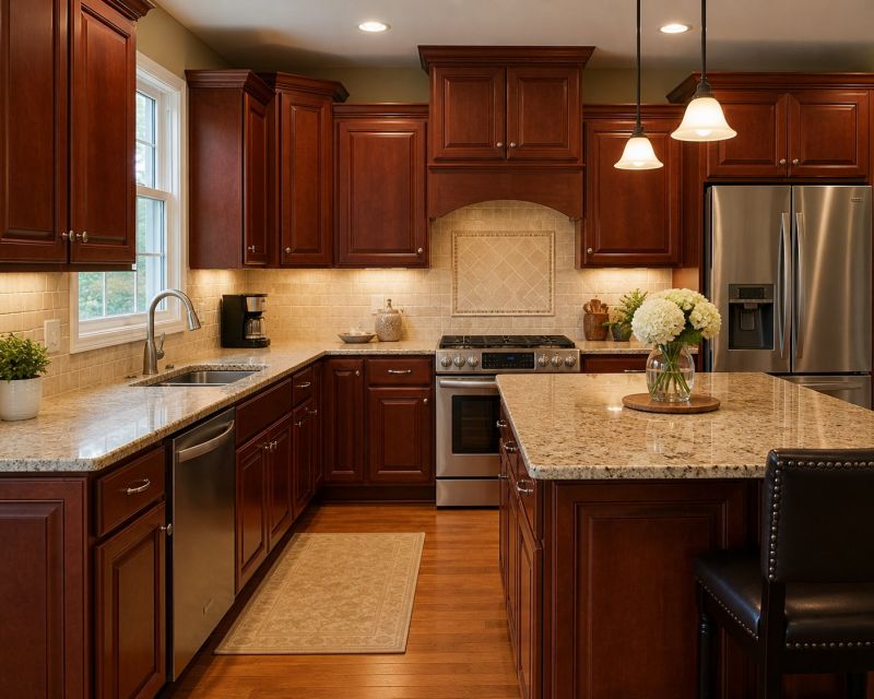 Cherry Cabinet Remodeling in Dayton, OH